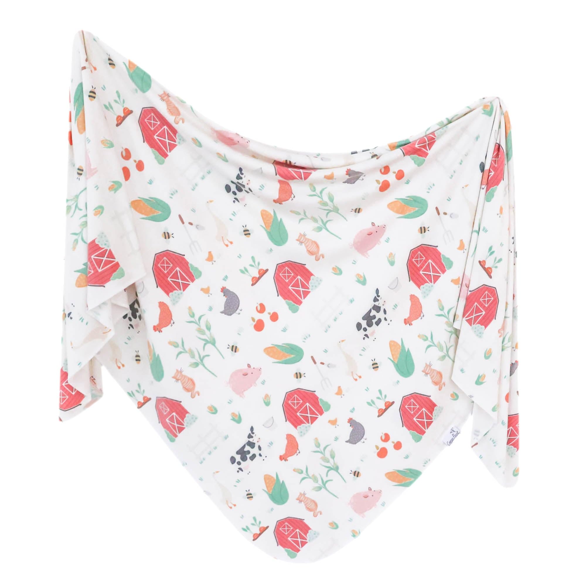 Copper Pearl Baby Swaddle Blanket - Premium Knit Baby Blanket, Large Soft Stretchy Receiving Blankets for Baby Boy and Girl, Swaddles for Newborn,