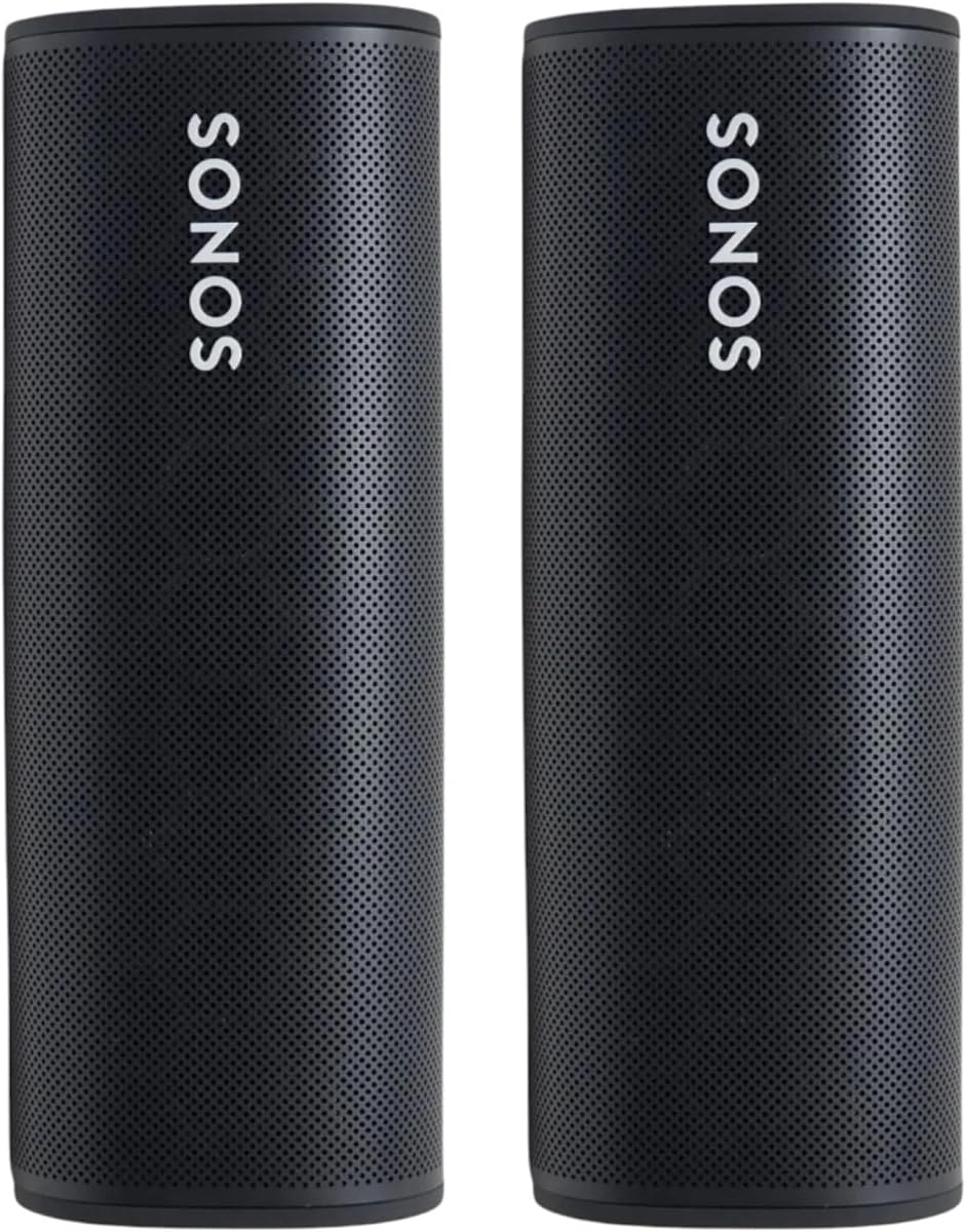 Sonos Roam - Negro (paquete de 2) (renovado)