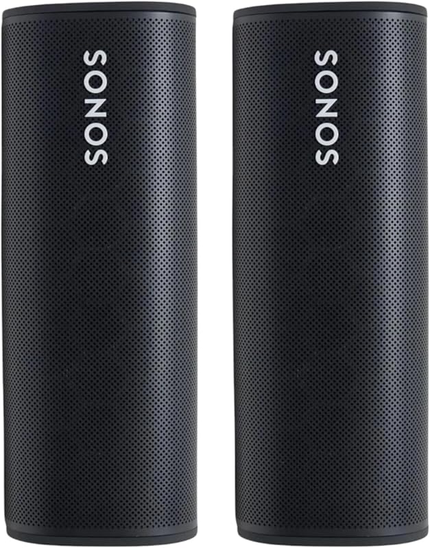 Sonos Roam - Negro (paquete de 2) (renovado)
