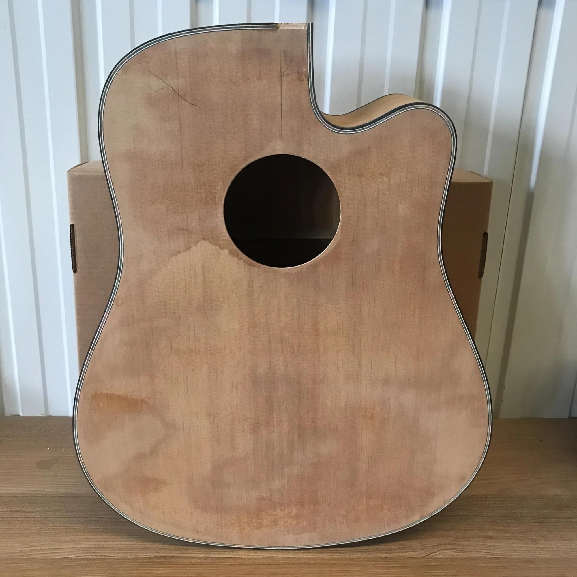 Fai da te Corpo Della Chitarra Durevole Corpo Di Chitarra Acustica In Legno Massello Strumento Folk Da 41 Pollici