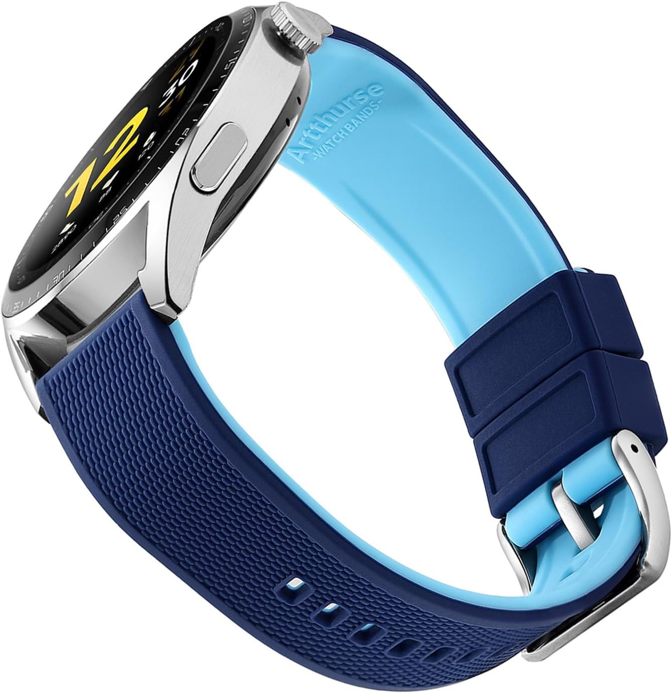 Silicone Watch Bands Quick Release 18mm, 20mm, 22mm for Men and Women Replacement Rubber Watch Band Soft Breathable Waterproof Sport Watchbands Straps - Image 6