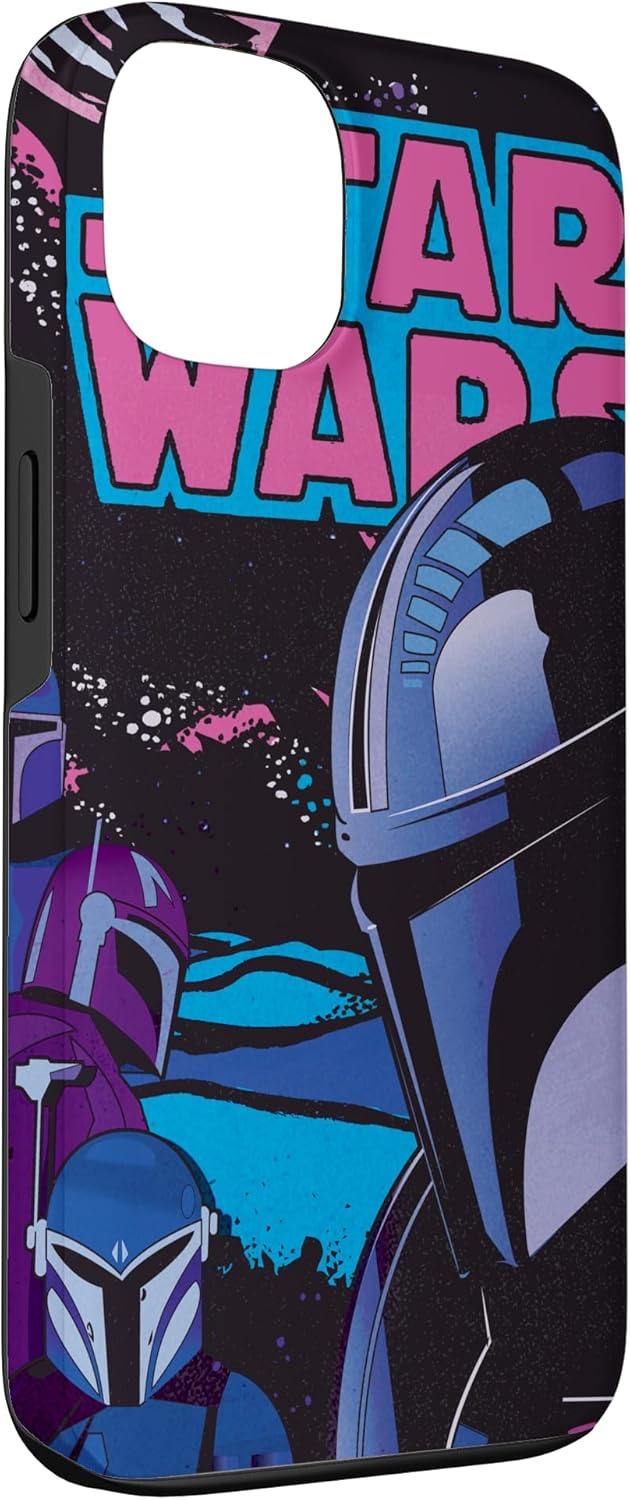 iPhone 13 Star Wars The Mandalorian Bounty Hunters Retro Comic Case