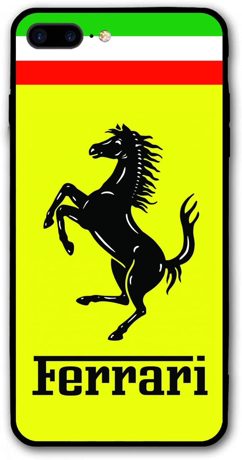 Ferrari iPhone 8 Plus Case iPhone 7 Plus Case Luxury Car Theme Design (Ferrari)