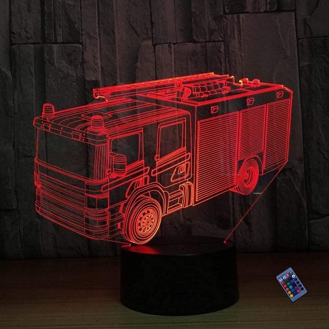 Camion Dei Vigili Del Fuoco Con La Scala Illustrazione Vettoriale - Illustrazione di reparto