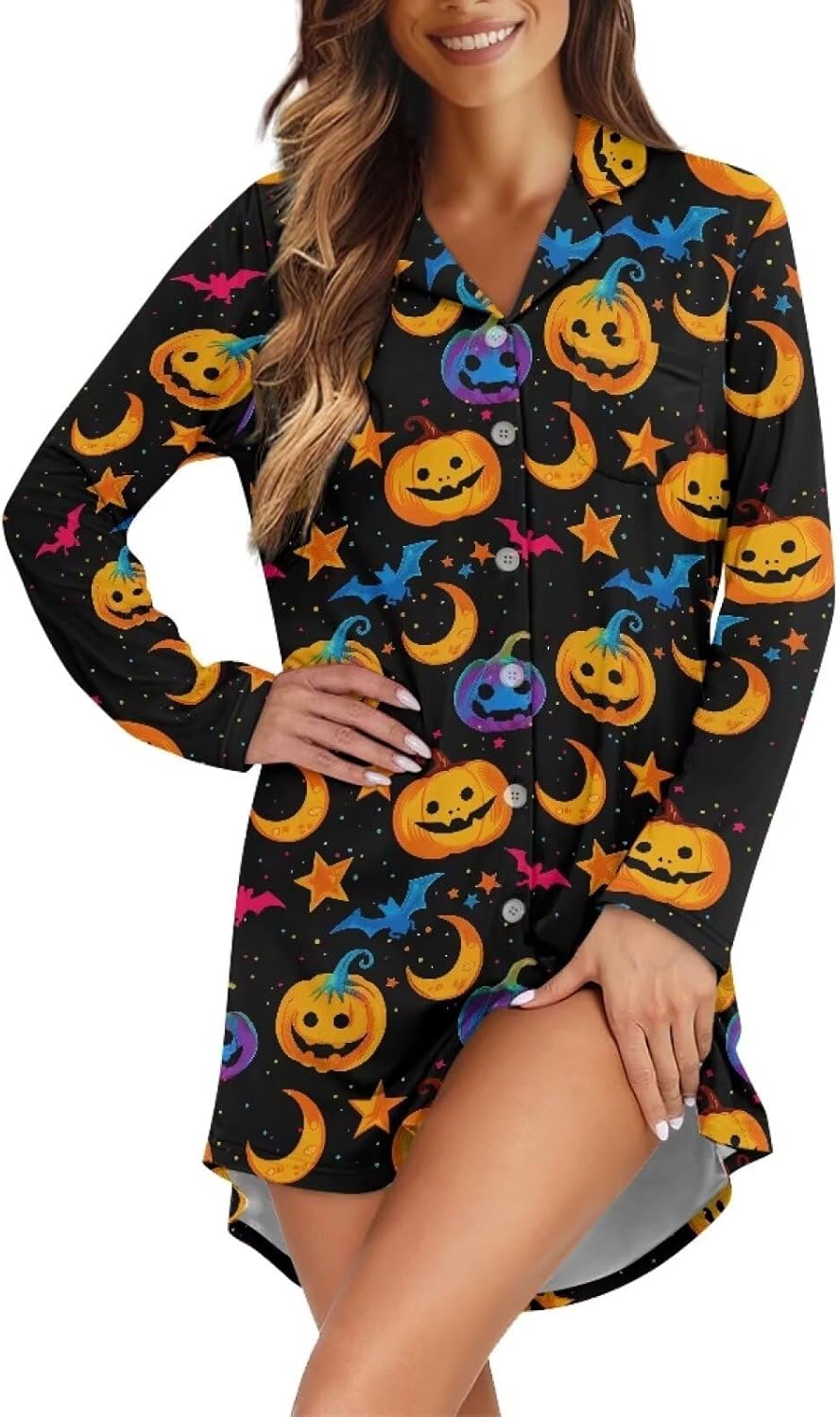 2025 Nightgowns for Women Soft Cotton,Comfy Short-Sleeve Ladies Sleepwear Gown for Mom Night Gowns