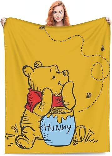 Miniatura 6 de Manta de franela de dibujos animados, ropa de cama de felpa súper suave y acogedora para sofá, sala de estar, dormitorio, 02, 80 x 60 pulgadas