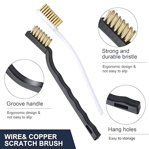 Miniatura 3 de Kit completo de mantenimiento de llave de boquilla de impresora 3D de 26 piezas: incluye 20 pines de limpieza con caja de almacenamiento, 2 pinzas