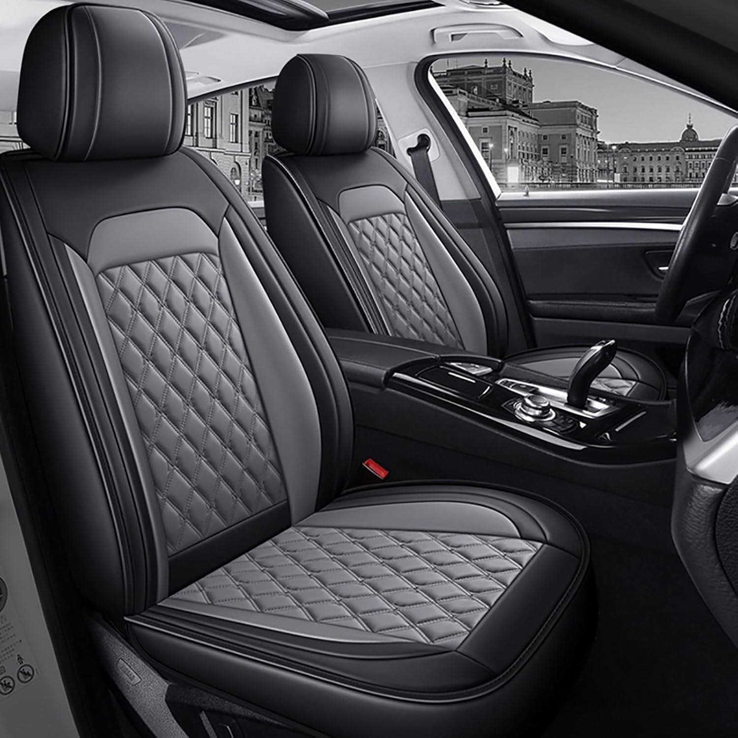 Pokrowce na siedzenia samochodowe pasują do Audi A1 A3 Allroad Q2 A9 Q3 R18 RS 7 R8 RS 4 RS 6 RS 5 RS Q8 RS 3 RS Q3 TT RS skórzane wodoodporne i oddychające pokrowce na 5-osobowe