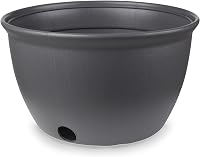 Mighty Tuff Decorative Garden Hose Storage Pot - Stylish Holder for 100ft Standard or 300ft Retractable Hose, Weatherproof