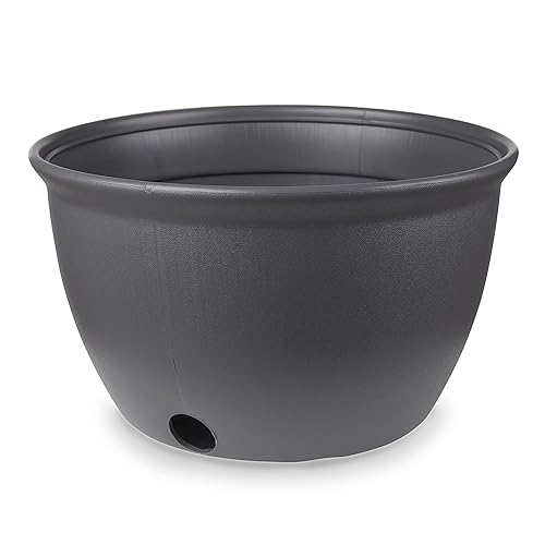 Mighty Tuff Decorative Garden Hose Storage Pot, Durable Holder, Stylish