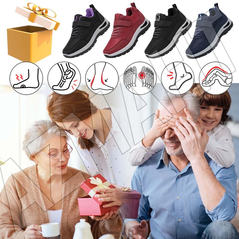 Fascitis Plantar Zapatillas casa Zapatos ortopedicos Mujer y Hombre Ancho Especial para Pies Delicados Blue,40/250mm