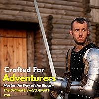 Vista 7 de SZCO Espada medieval de caballero de 41.25 pulgadas con funda de cuero, réplica de espada larga de guardia plateada y pomo, espada ancha cruzada