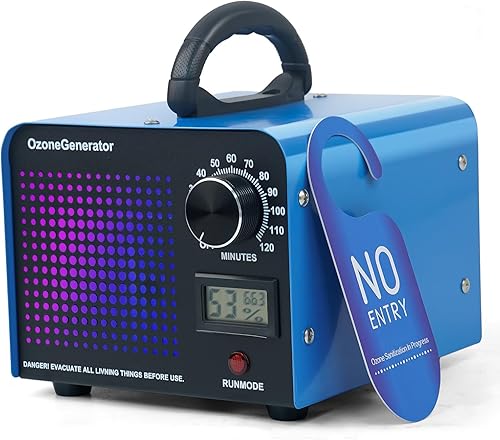 Miniatura 10 de Generador de máquina de ozono 68,000 mg/H de iones negativos de alta capacidad, eliminador de olores de ozono, ionizador, purificador de aire,