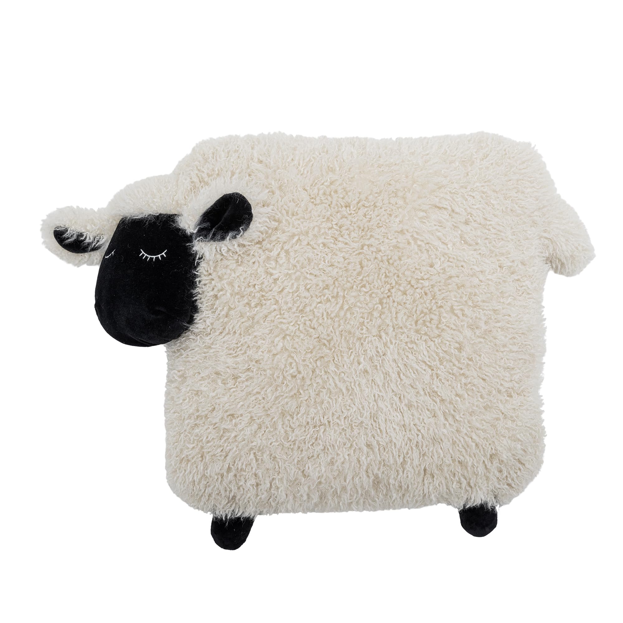 Bloomingville MINI Dolly Kissen, Weiá, Polyester, L56xH46xB13 cm