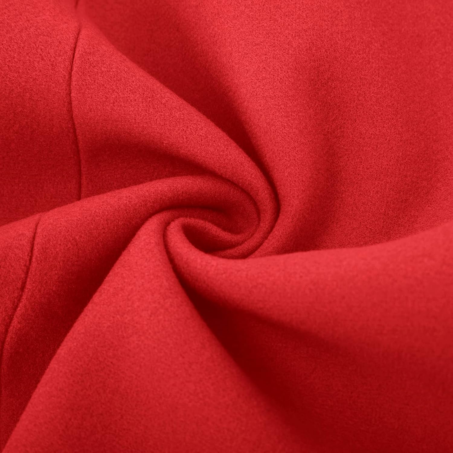 CURLBIUTY Women's Pea Coat Double Breasted A Line Long Trench Coat Winter Dress Coat with Pockets - Image 7