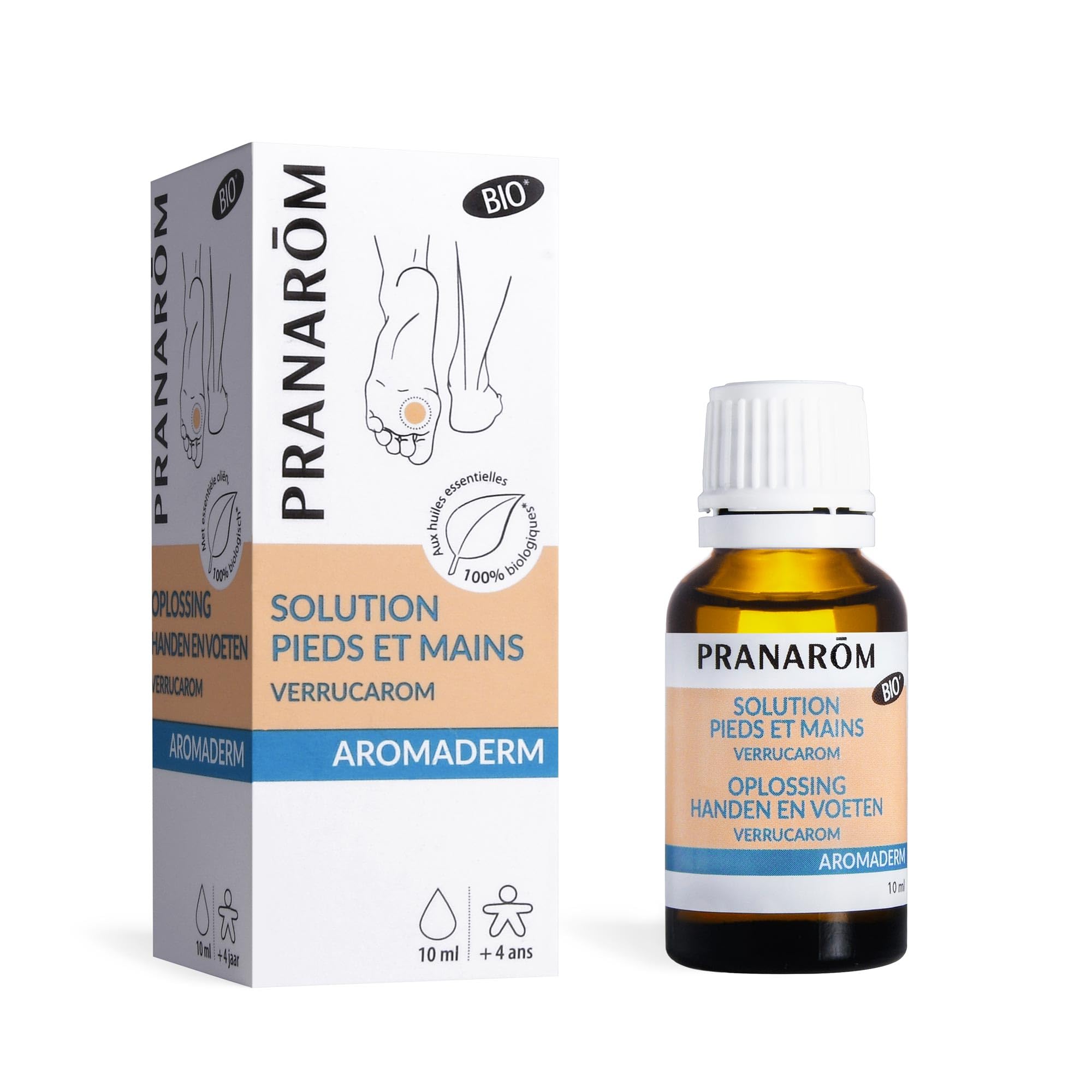 Pranarôm Lotion Pieds et Mains Bio Excroissances 10 ml