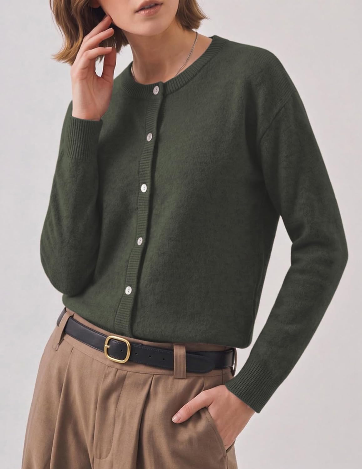  Wool Blend Cardigan Sweaters for Women 2026 Casual Fall Outfits thumbnail