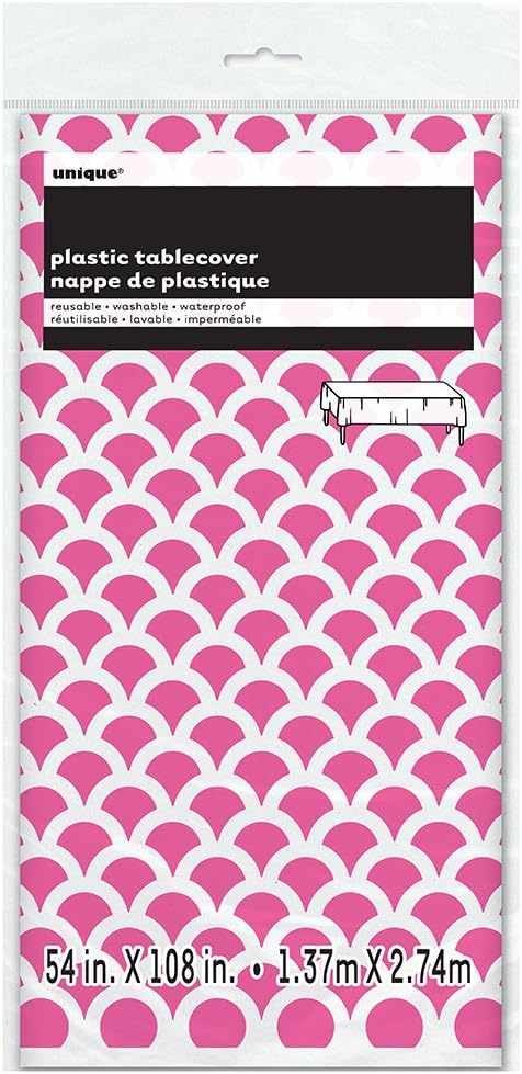 Unique Tableware, 108" x 54", Hot Pink
