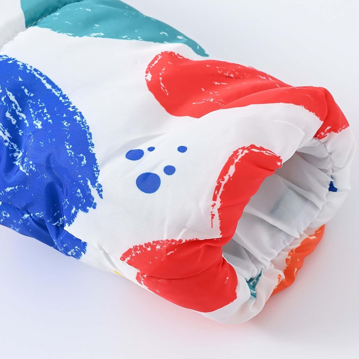 Little Girls Winter Coat Cute Flower Print Hooded Jacket Warm Fleece Outerwear Windproof Winter Coat for 2-8 Years