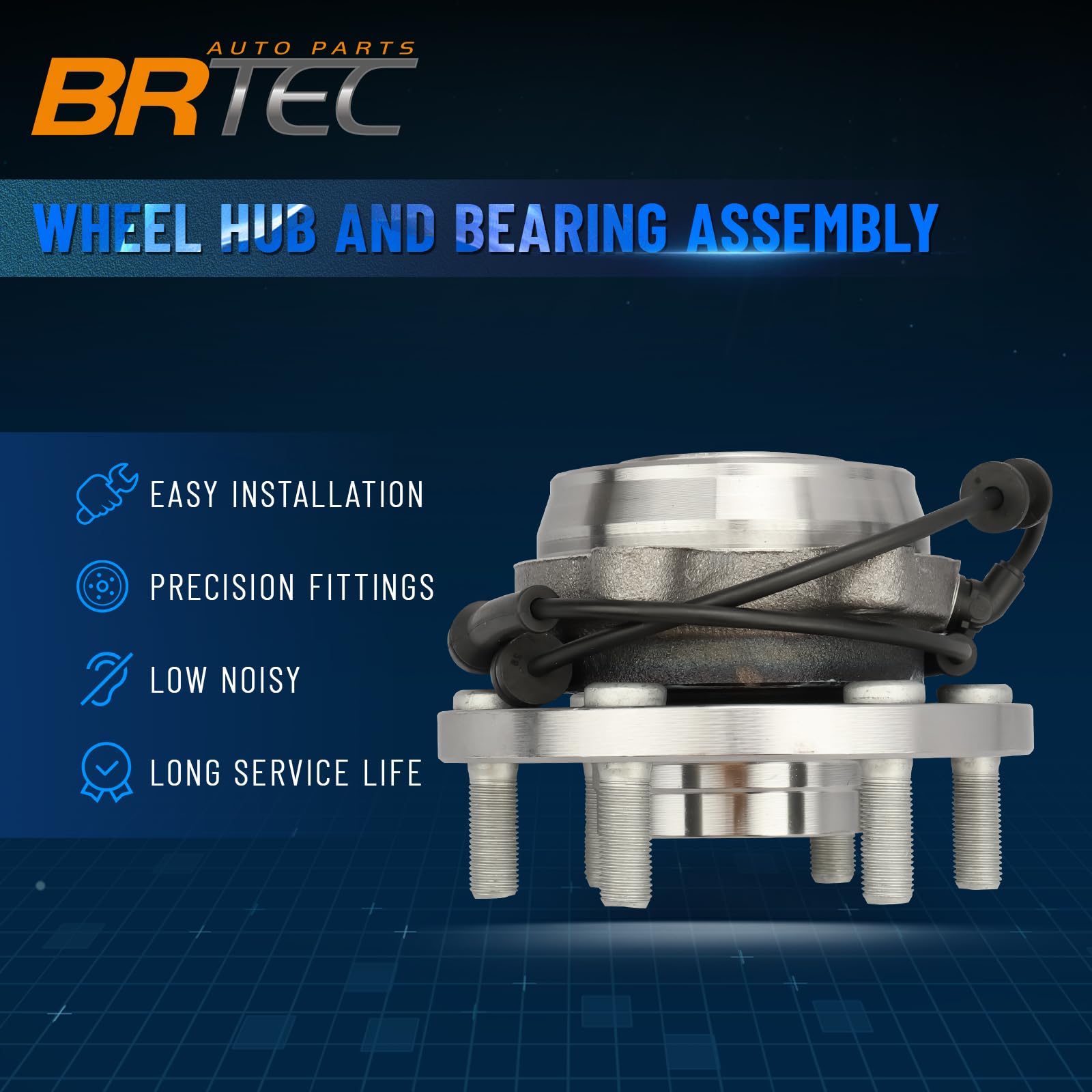 4WD Front Wheel Bearing And Hubs For Nissan Frontier Pathfinder - Foto 12