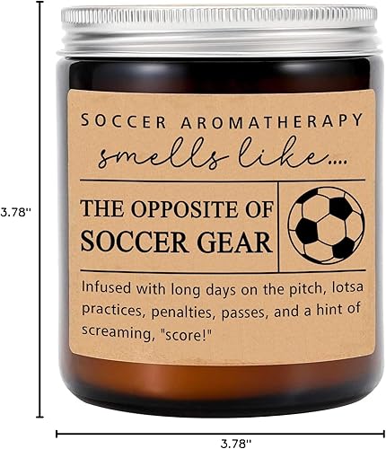 Miniatura 5 de Regalo de fútbol Vela de fútbol Regalo de jugador de fútbol Vela de jugador de fútbol Regalo para jugador de fútbol Huele como lo opuesto al