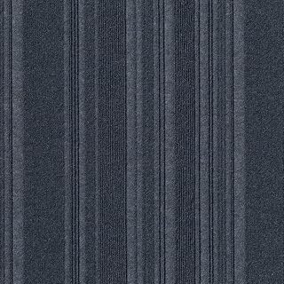 FOSS Peel and Stick First Impressions Barcode Rib O. Blue 24 in. x 24 in. Commercial Carpet Tile (15 Tiles/Case), (7SDMN5515PK)