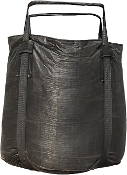 Secbolt Anti-UV 3 Years FIBC Bulk Woven Polypropylene Ton Bags | Heavy Duty 3300lbs SWL, 43" Dia. x 43" H Tubular Duffle Top Flat Bottom