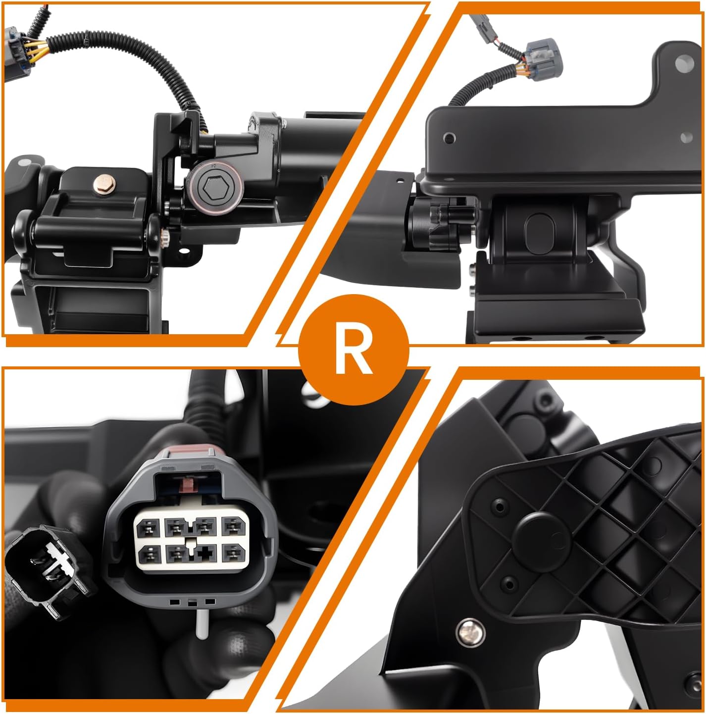 2PCS Left & Right Power Running Board Motor Assembly Fit for Cadillac Escalade ESV, Chevy Suburban Tahoe, GMC Yukon XL 2021-2025 Driver Side and Passenger Side Step Motor Replaces 84751105 84751106