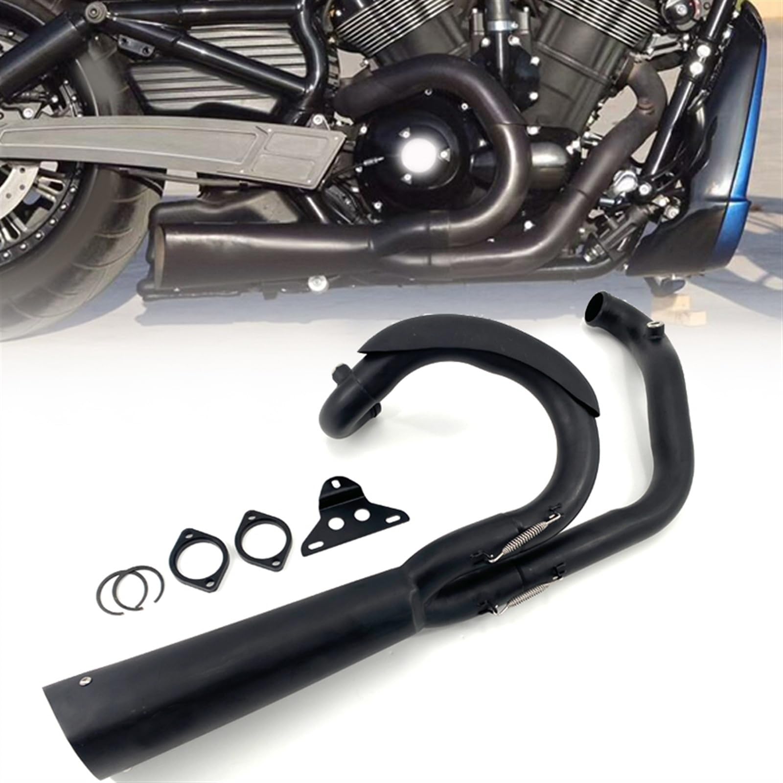ハーレーダビッドソンV-ROD 純正マフラー ハーレー 02年〜06年V
