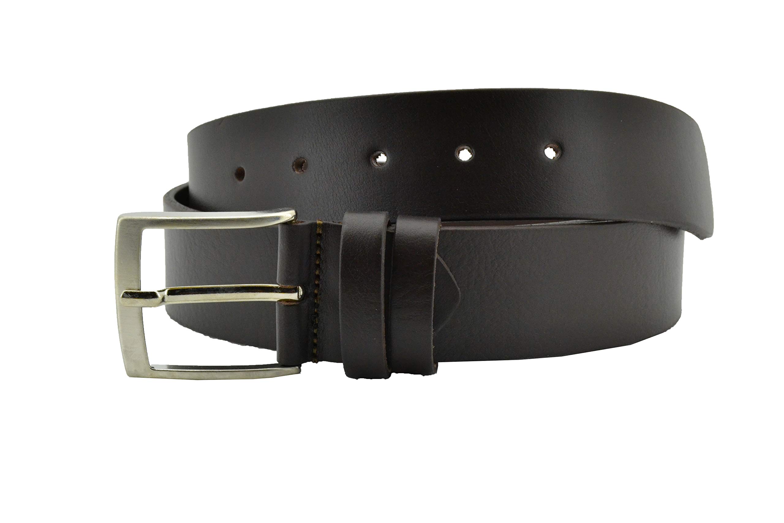 Conte Massimo Man belt in Leather, Without stitchings, it can be shortened, 4cm high