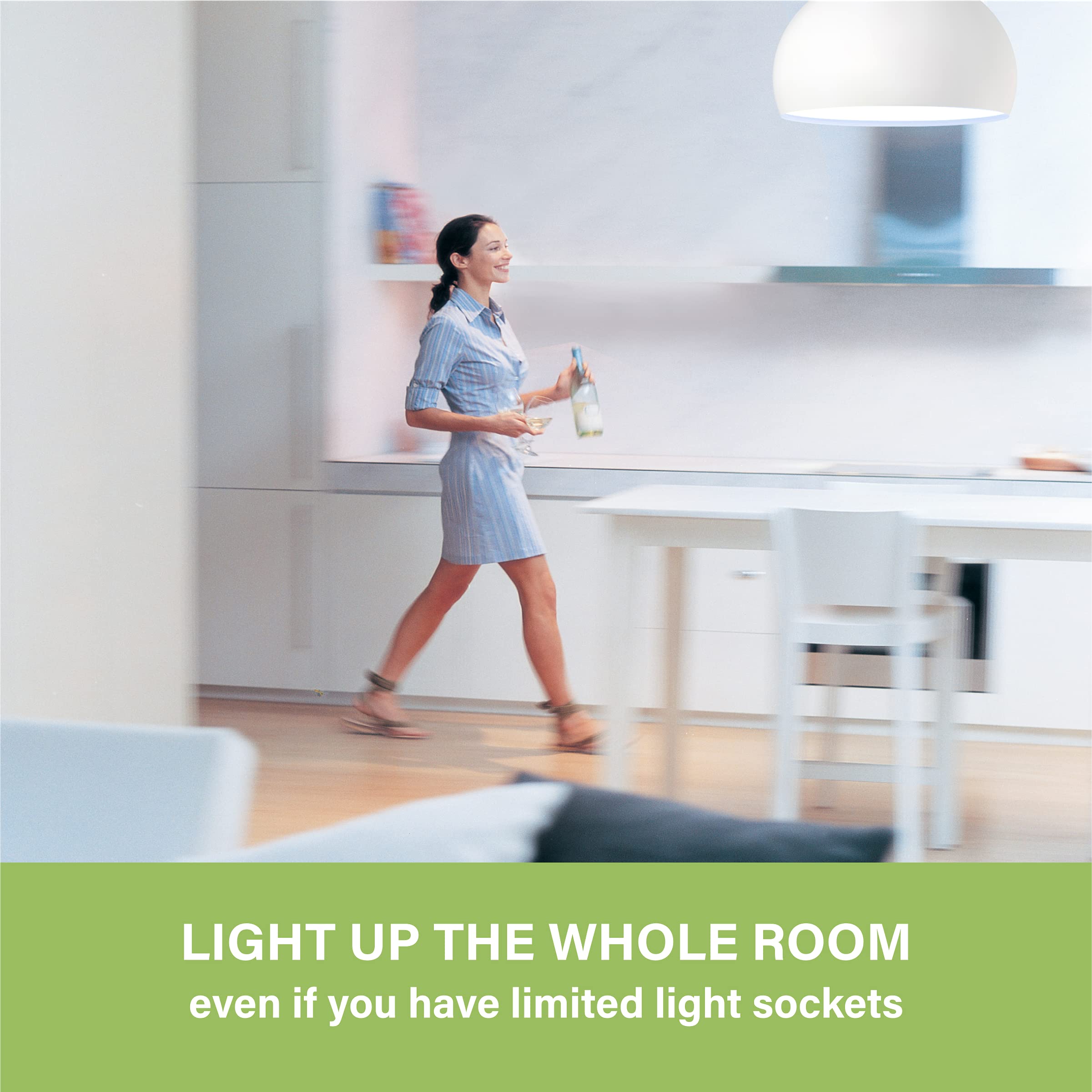 Sigalux Bombillas LED equivalentes a 100 W, luz diurna A19 de 5000 K, bombillas estándar blancas, base mediana E26, no regulable, 13 W, eficiencia energética, 1500 lm, certificación UL, paquete de 12