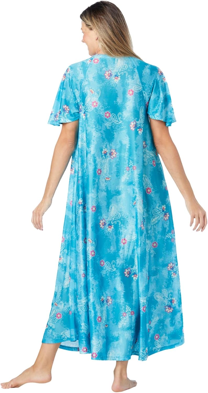 Only Necessities Plus Size Sweeping Printed Lounger