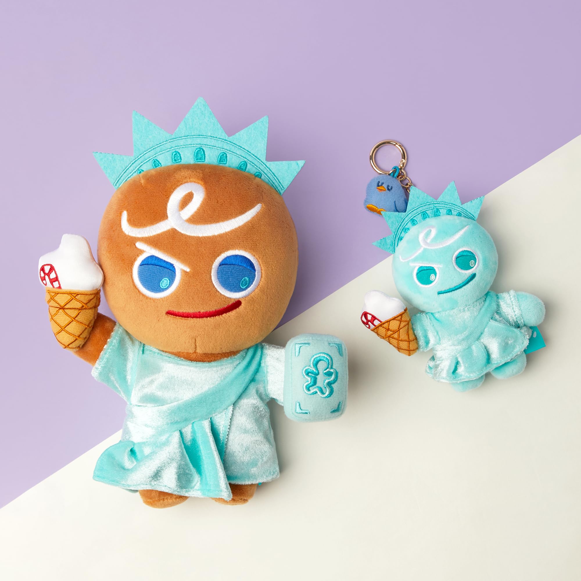 Amazon.com: COOKIERUN GingerBrave x The Statue of Liberty Plushie