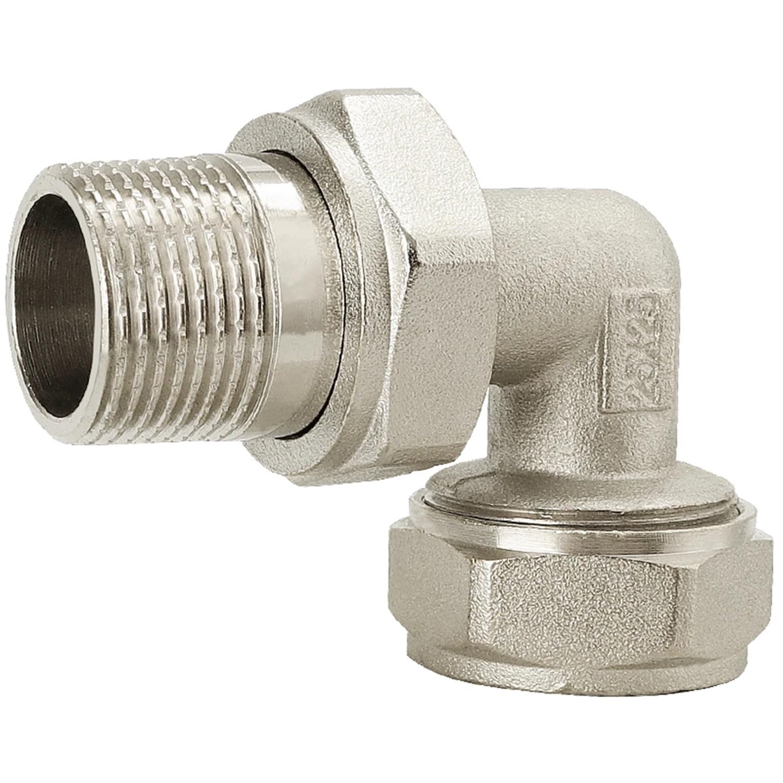 Brass Nickelage DN15 DN20 Male BSPP Thread Union Joint Elbow Pex Pipe 1216/1620 Fitting Aluminum Pipe Fittings(70R)