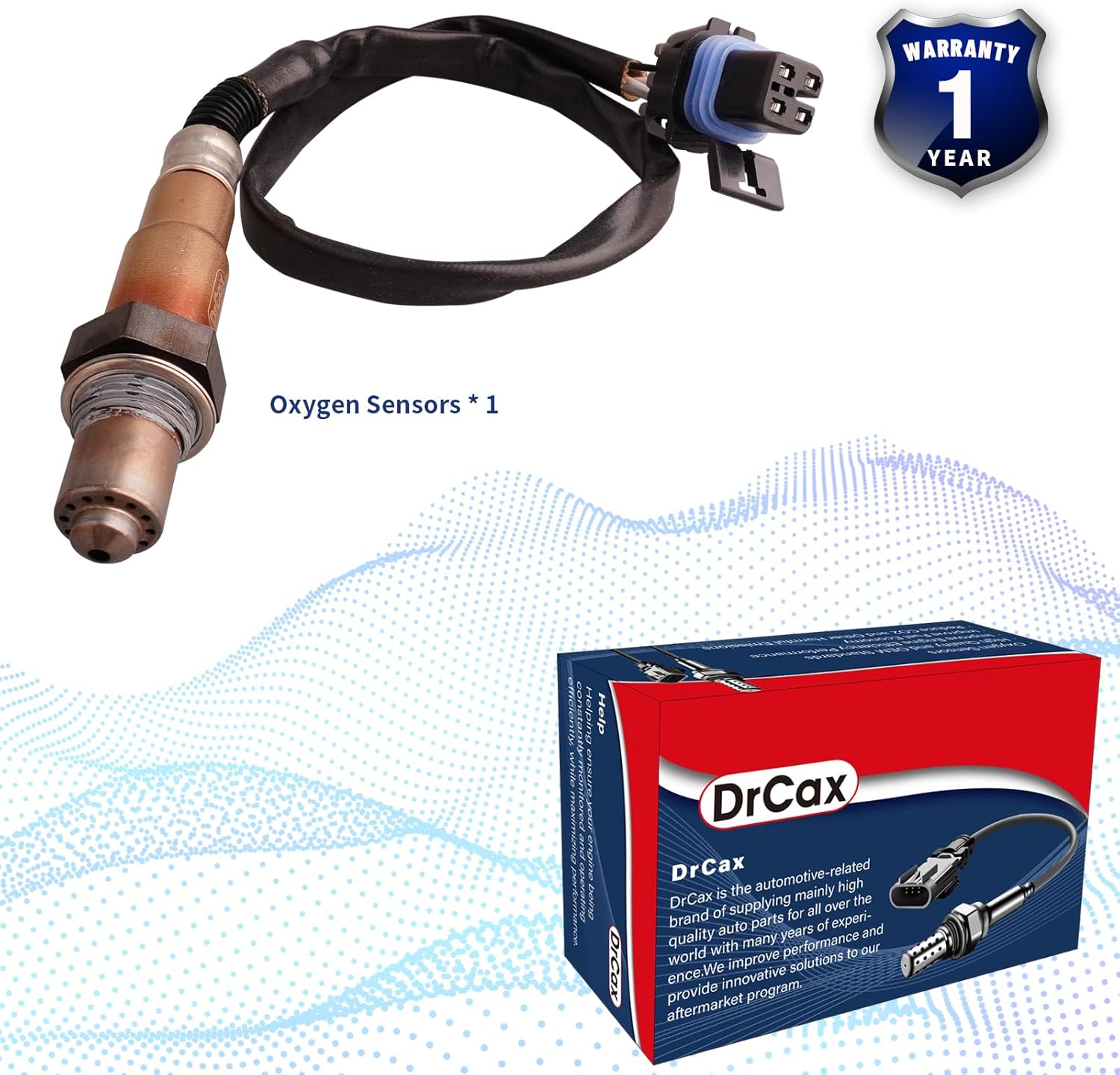 Oxygen O2 Sensor Heated Air Fuel Ratio Downstream/Upstream 234-4818 250-24773 Compatible with Chevy 2011 2010 Camaro 3.6L Cadillac CTS 3.0L Replace 75-3866 SG1585