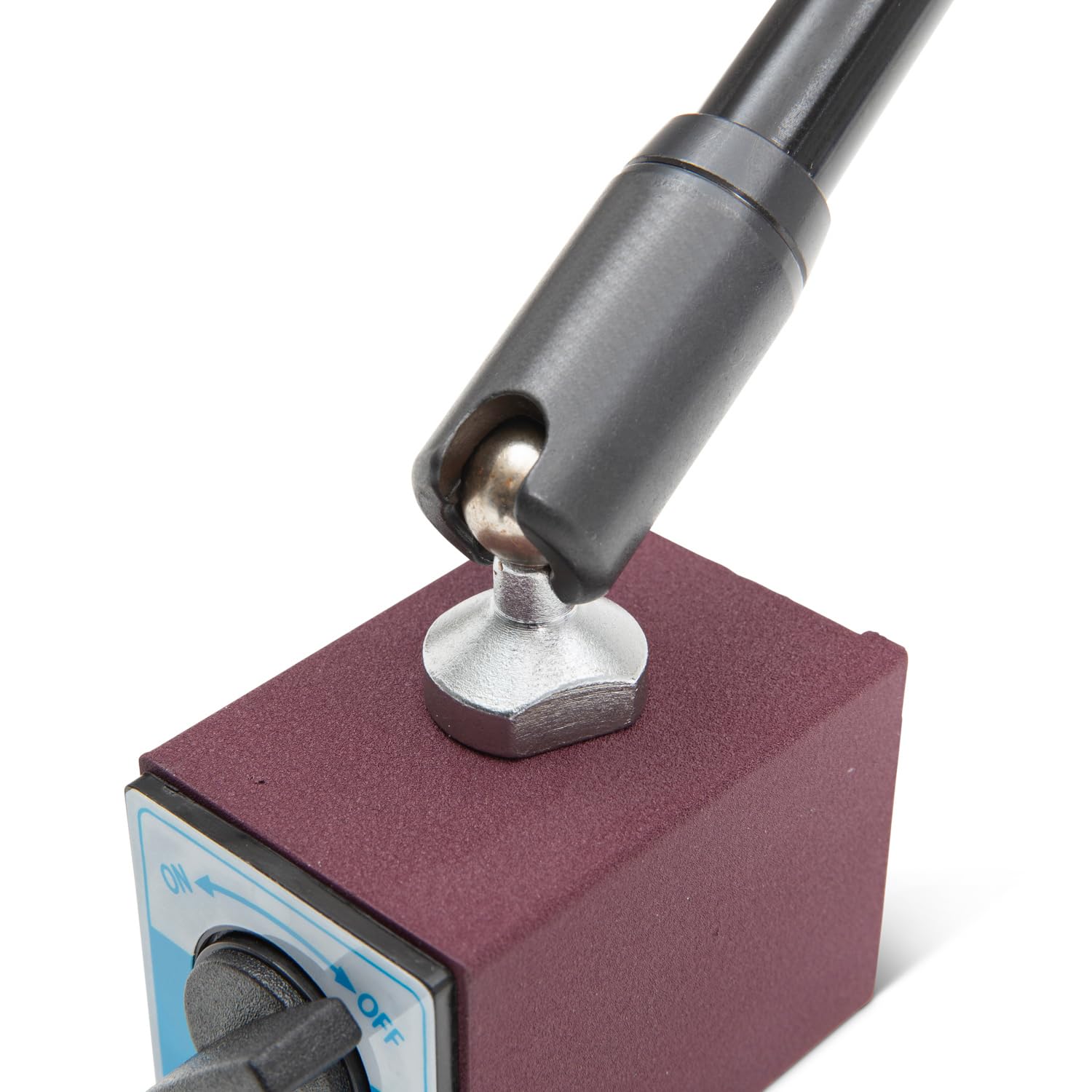 SOPORTE ARTICULADO PARA COMPARADOR, Comparator de precisiòn con longitud total de 290 mm y base magnética 60 kg