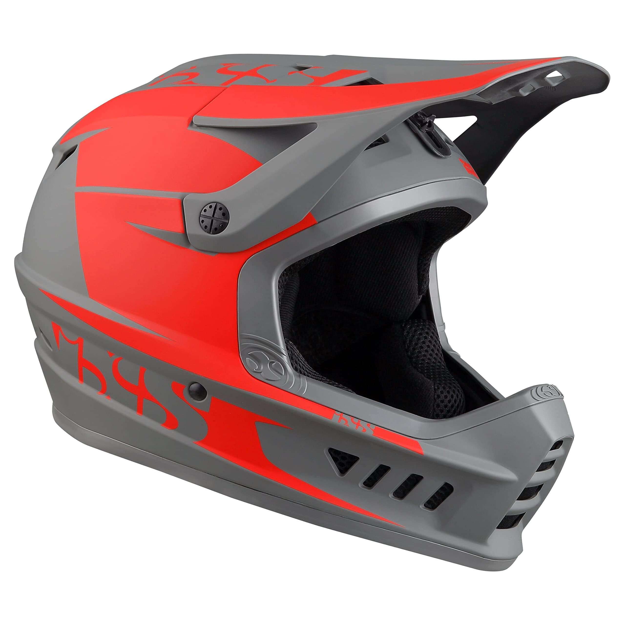 IXS Helmet XACT EVO Red-Graphite XS (49-52 cm) Casco, Adulti Unisex, Rosso