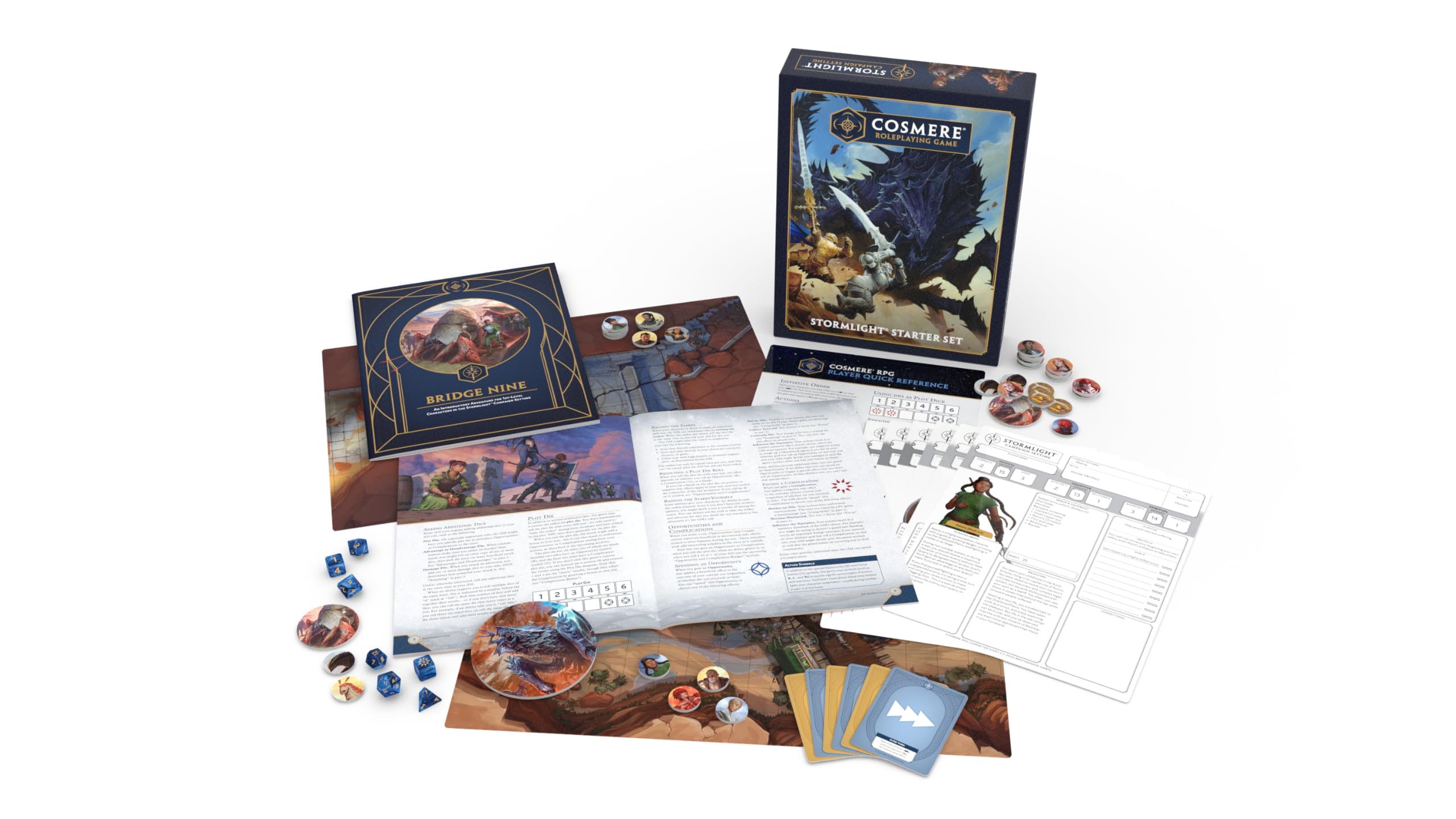 Brotherwise Games | Stormlight Starter Set | Roleplaying Game | Ages 13+ | 1-6 Players