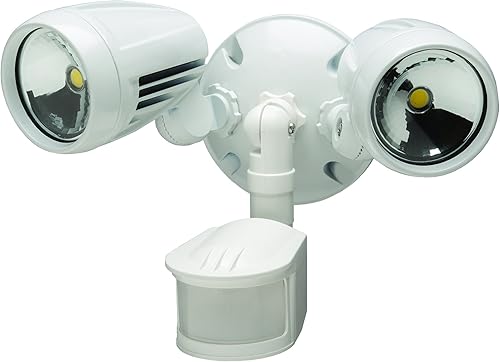 HeathZenith HZ-8421-WH-A - Iluminación LED de seguridad, color blanco, 1526 lúmenes