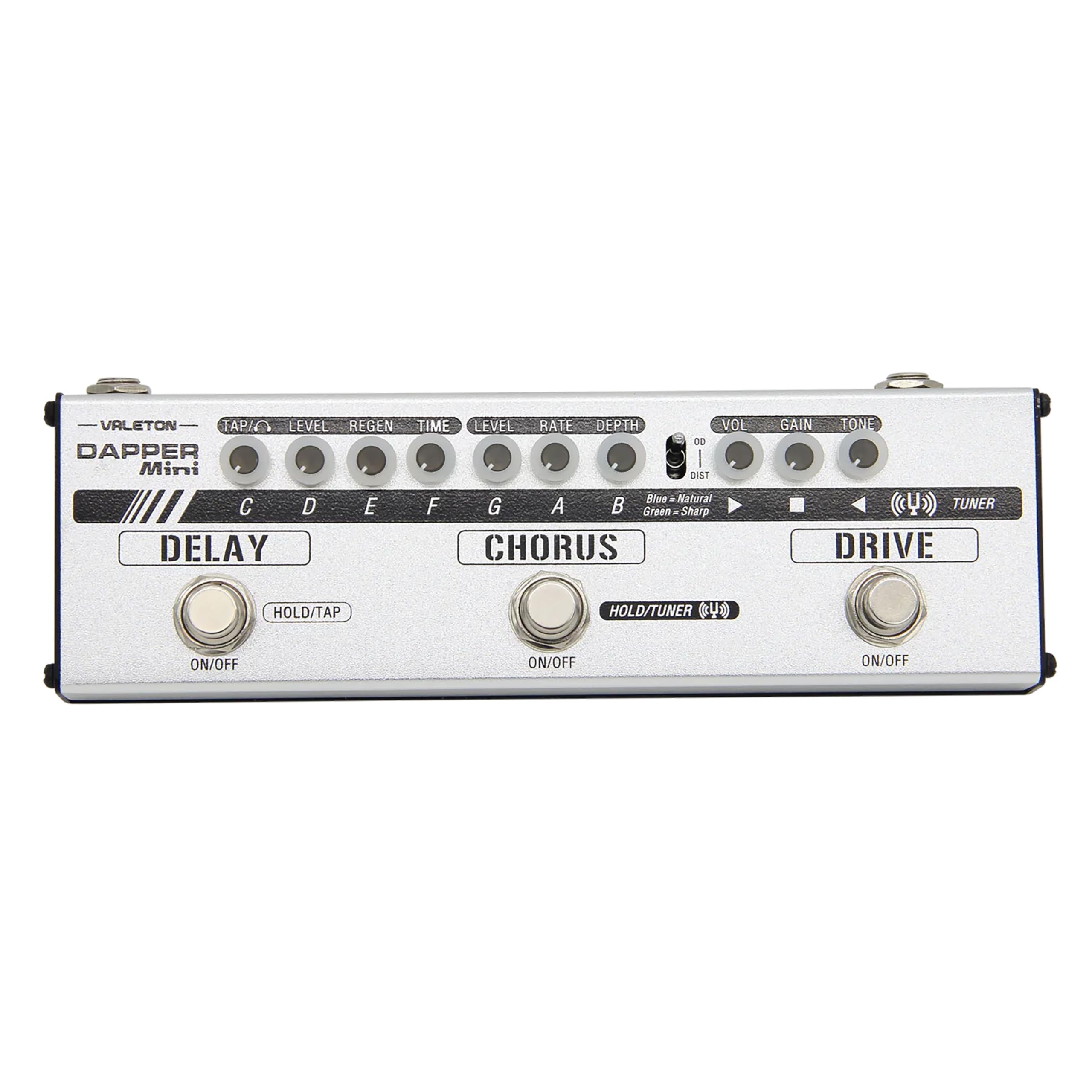 Amazon.com: VALETON Dapper Mini Effects Strip, MES-1,Silver