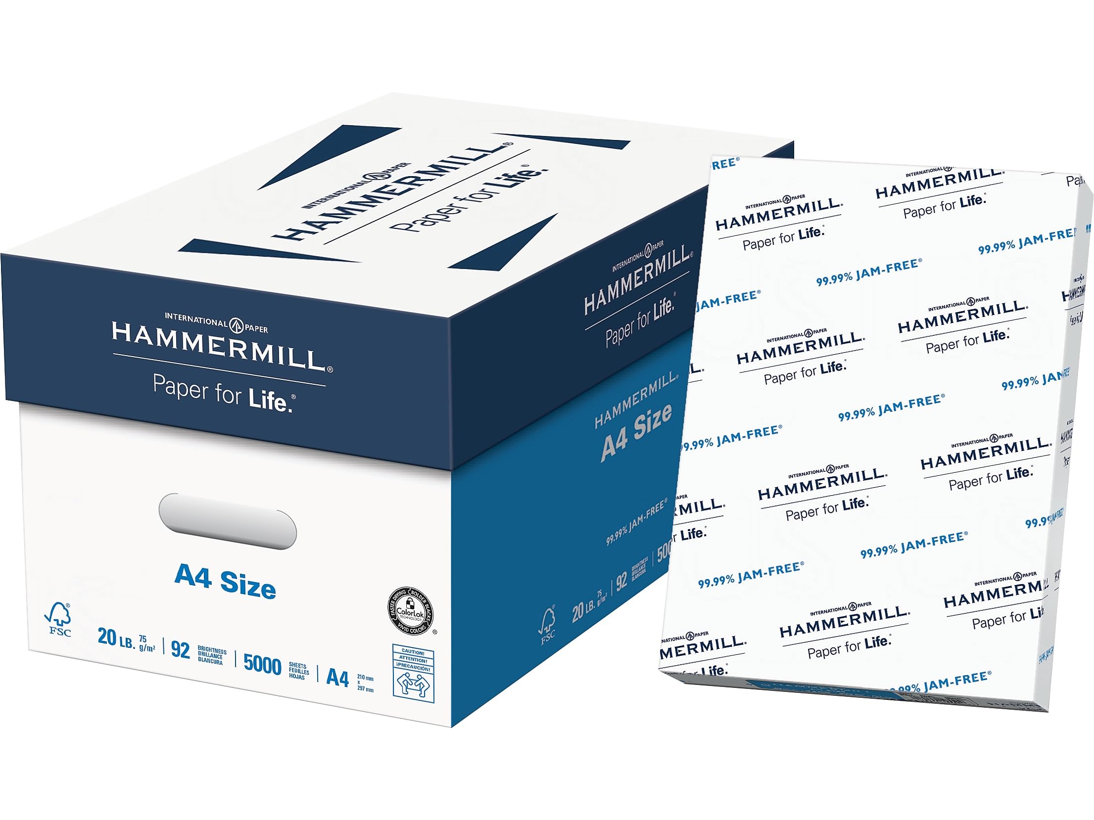 8.27 x 11.69 Copy Paper by Hammermill – 8.27 x 11.69, White, Model 105500CT