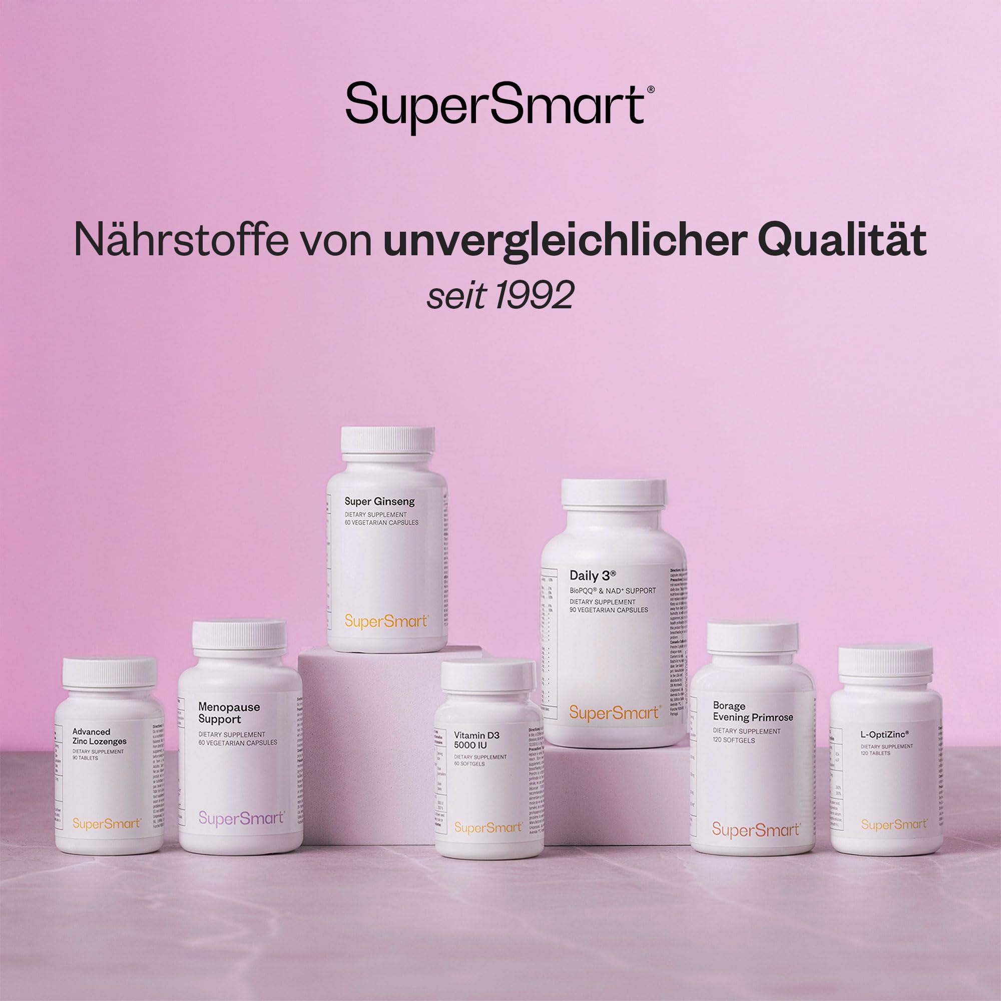 Lycopin - Antioxidativer Stress - 10% konzentrierter Tomaten-Lycopin-Extrakt - Vitamin E - Stimuliert die Blutzirkulation - Vegan - Glutenfrei - SuperSmart