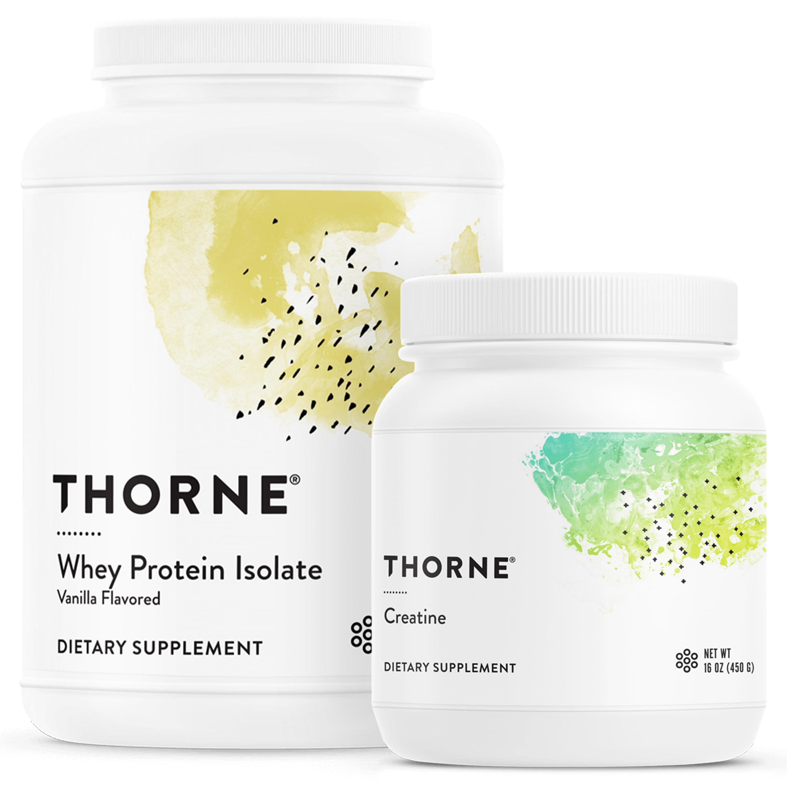 Muscle Support Bundle - Whey Protein Isolate Vanilla & Creatine - NSF Certified - 30 to 90 Servings