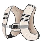 PACEARTH Weighted Vest,6lb/8lb/10lb/12lb/16lb/20lb/25lb/30lb Weight Vest with Reflective Stripe, Body Weight Vests for Women, Men, Weight Loss Workout, Strength Training, Running, Walking, Jogging