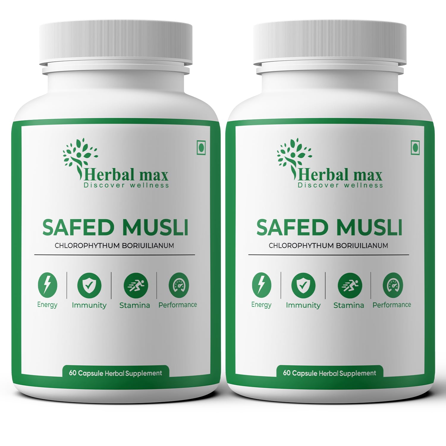 Herbal max Safed Musli Capsule for Natural Energy & Immunity Booster, Support Body Strength, Stamina, Stress Relief, Performance Enhancer for Men & Women – 120 Capsule (B0D8434H71) Amazon Price History, Amazon Price Tracker