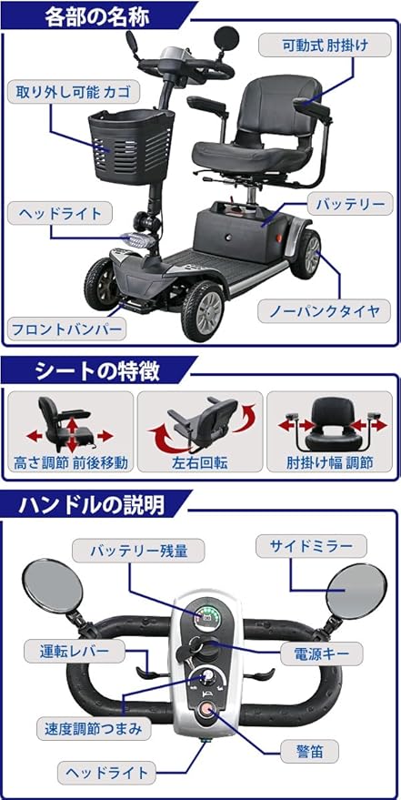Amazon 電動シニアカート 銀 電動カート シルバーカー サイドミラー 車椅子 Pse適合 Taisコード取得済 運転免許不要 電動車いす 電動車椅子 介護 福祉 バックミラー 鏡 充電 シート回転 高さ調節 折りたたみ 軽量 四輪車 4輪車 移動 高齢者 お年寄り 乗り物 スクーター Amazon 電動シニアカート 銀 電動カート シルバーカー サイドミラー 車椅子 Pse適合 Taisコード取得済 運転免許不要 電動車いす 電動車椅子 介護 福祉 バックミラー 鏡 充電 シート回転 高さ調節 折りたたみ 軽量 四輪車 4輪車 移動 高齢者 お年寄り 乗り物 スクーター