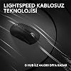 Logitech G PRO X Superlight 2C Kablosuz Oyuncu Mouse, Hafif, Hero 2 Sensör, 44.000 DPI, Siyah
