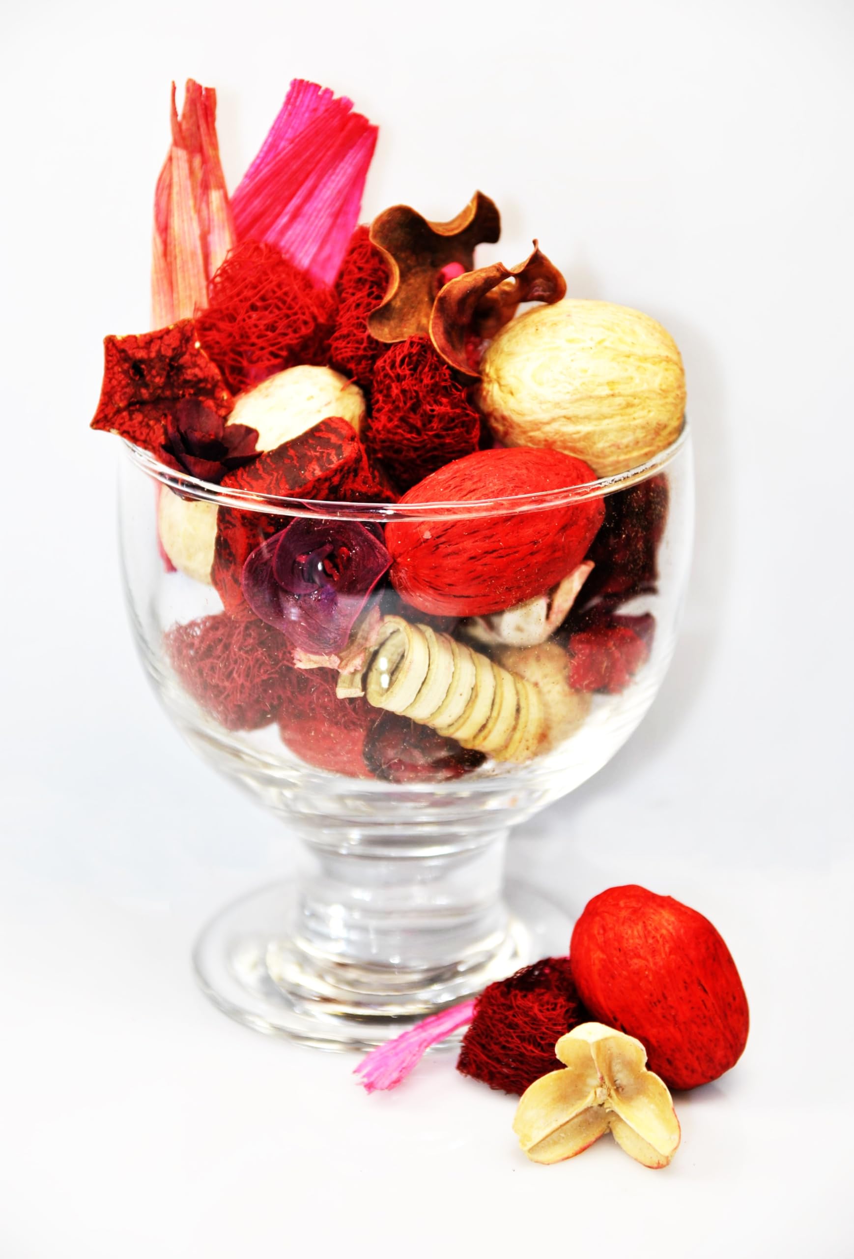 Potpourri suszone kwiaty o zapachu róży, duże opakowanie, 190 g, kwiatowa dekoracja wnętrz, suche kwiaty do wazonu, zapach róży, do salonu, sypialni, łazienki