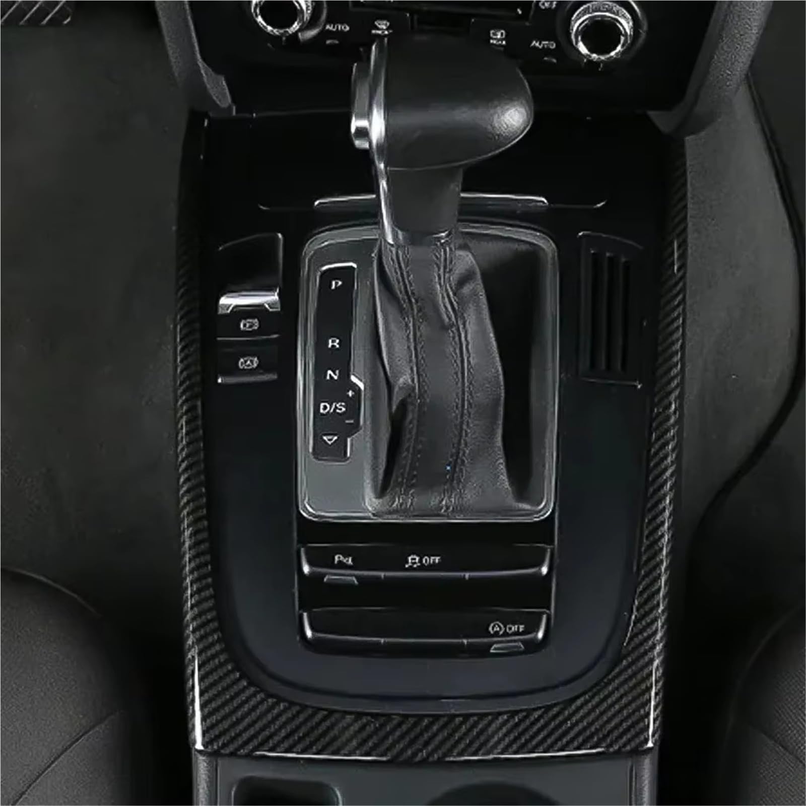 Rivestimento Pannello Cambio Console Centrale Per Q5 Per SQ5 2009-2018 Accessori Auto Pannello Cambio Decorazione Cornice Console Centrale Adesivo Modifica Interni(Silver)