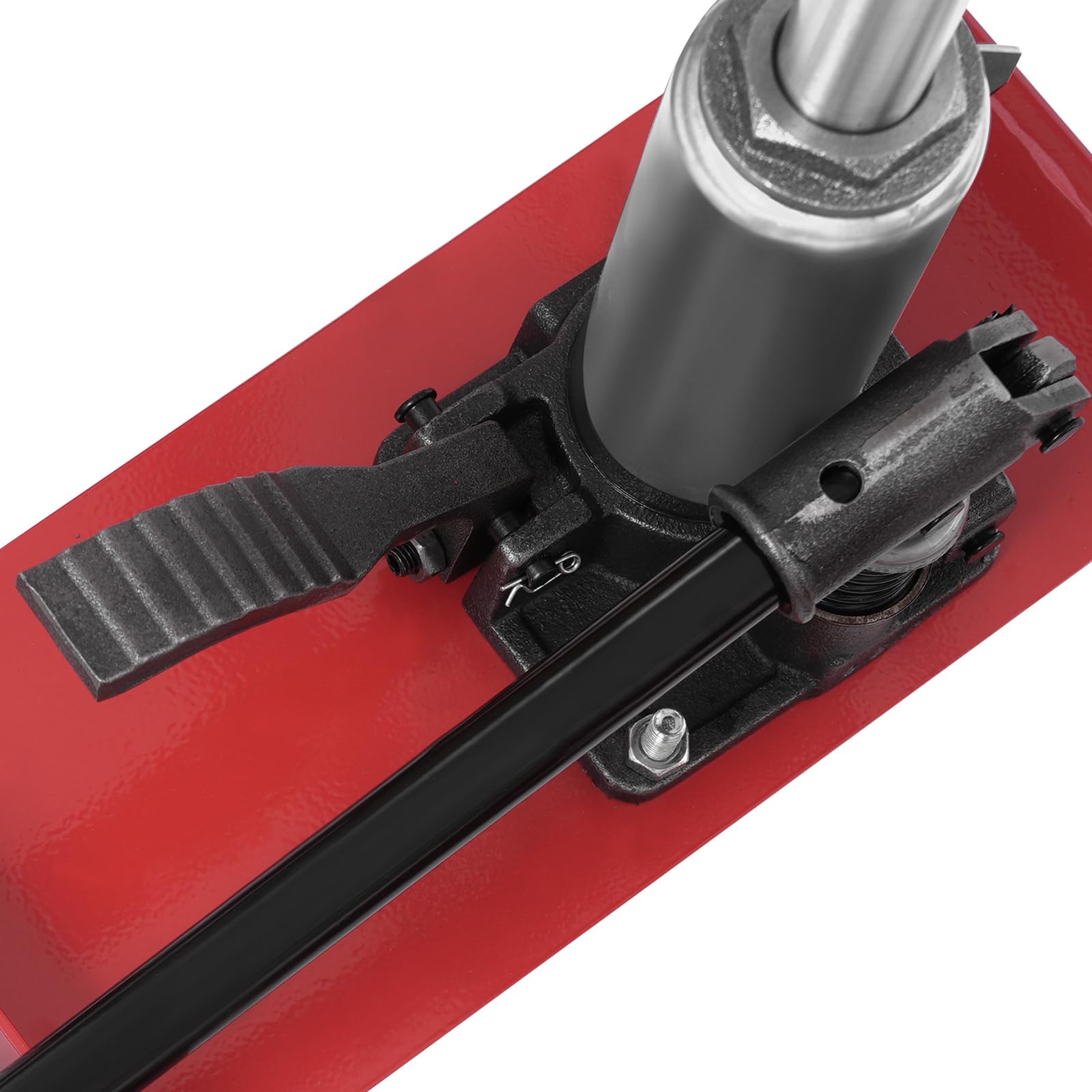 Rasentraktor Heber 226kg Rasenmäher Jack Hydraulische Hebevorrichtung 500lbs Rasentraktorheber Verstellbar Reinigungshilfe für Quads, Rasenmäher (Rot, 500lbs)